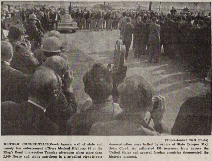 Selma Times, March 10, Photo, Cover Pg 1965, Cover Pg Photo copy